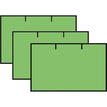 Samolepící etiketa Etikety 25x16 mm do kleští CONTACT zelené