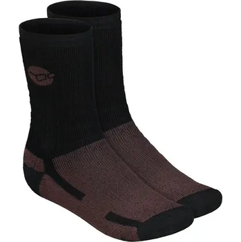 Pánské ponožky Korda ponožky Kore Merino Wool Sock Black Velikost: 44 / 46 (KCL321)