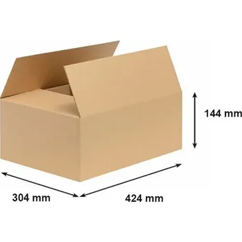 Kartonová krabice A3 424x304x144 mm 3VVL