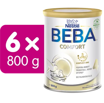 Dětská výživa Beba Comfort 4 5HMO mléko pro malé děti 6x800 g