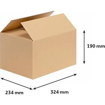 Archivační box Kartonové krabice A4+ 324x234x190 mm 3VVL