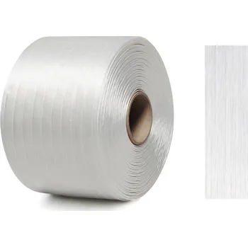 Stahovací páska PES textilní páska lepená / 9 mm / 500 m