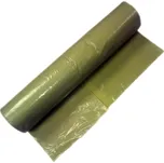 Pytle na odpad žluté 120 l, 700x1100 mm, 40 µm