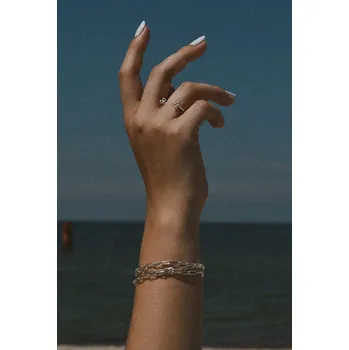 Souprava šperků NO MORE Mills Bomb Multisize Ring Silver 16-17