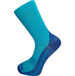 HAVEN Cyklistické ponožky klasické - STRUCTURE LONG 2PAK - modrá 44-46