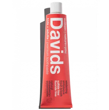 Péče o krk a dekolt DAVIDS KIDS + Adults Premium Toothpaste Strawberry&Watermelon 149g