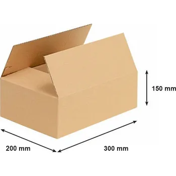 Kartonová krabice 300x200x150 mm 5VVL