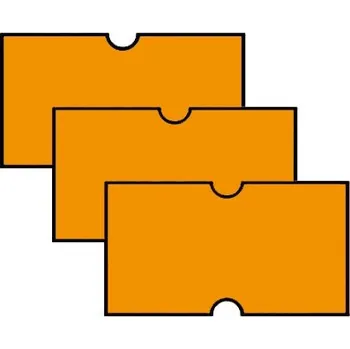 Samolepící etiketa Etikety 22x12 mm oranžové do kleští COLA-PLY