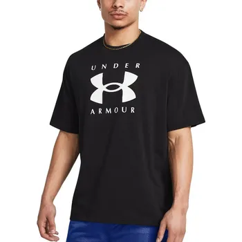 Pánské tričko Triko Under Armour UA M HW OS Branded SS-BLK 1389146-001 Velikost XS