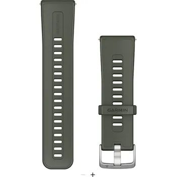 Řemínek na hodinky Garmin Řemínek Quick Release 24, Silikonový, Moss