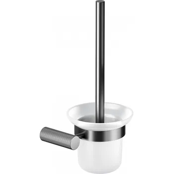 WC štětka Cersanit Zen záchodová štětka zavěsný černá-grafitová S951-900