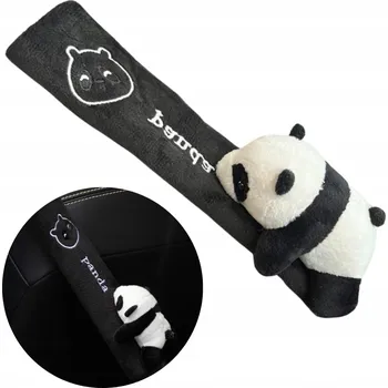 plyšák OBAL NA BEZPEČNOSTNÍ PÁS AUTO PLYŠÁK PANDA PLYŠOVÁ HRAČKA