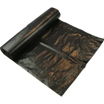 Pytle na odpadky Pytle na odpad černé 120 l, 700x1100 mm, 80 µm