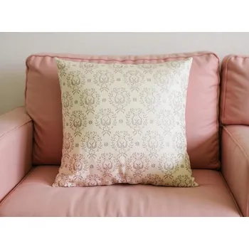 Povlak na dekorativní polštářek HEDVA ČESKÝ BROKÁT Povlak na polštář brokát 50x50 HARFA ecru Koupit: povlak