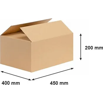 Archivační box Kartonová krabice 450x400x200 mm 3VVL