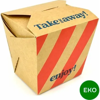Box nudle EKO potisk Take me away 950 ml / 20 kusů