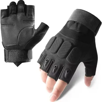 DRAGOWA TACTICAL Taktické rukavice Storm short, černé