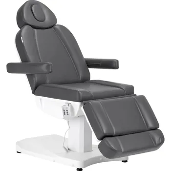 Masážní stůl Elektrické kosmetické křeslo Azzurro 803D 3 motor šedý