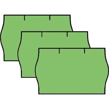 Samolepící etiketa Etikety 25x16 mm zelené do kleští CONTACT