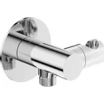 Deante Silia Kulaté úhlové připojení s držákem, chrom NQS_057K