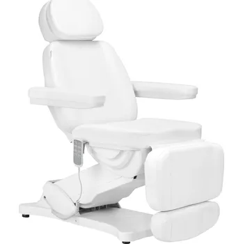 Masáž Elektrické kosmetické křeslo SILLON CLASSIC 4 motory s kolébkou bílé barvy