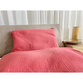 Povlečení Dětské mušelínové povlečení korálová bio bavlna - 140x200 + 70x90 cm (standard)