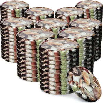 Sklenice ŠROUBOVACÍ VÍČKA NA SKLENIČKY VÍČKA 100 ks fi 66