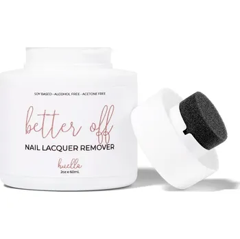 Lak na nehty HUELLA Odlakovač "Better Off" Plant Based Nail Lacquer Remover