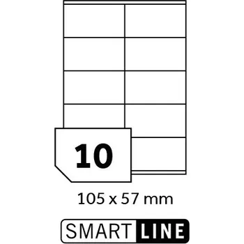 Speciální papír Samolepicí etikety SMART LINE - 105x57 mm / A4 100 archů