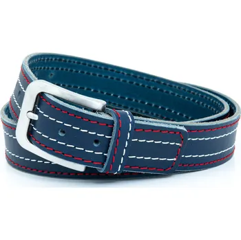 Opasek Kožený opasek černý zdobený Rozměry opasku: Obvod pasu: 140 cm (Celková délka: 155cm)