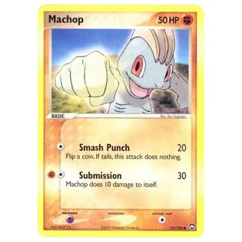 Sběratelská karetní hra Pokémon PK 053/108 Machop - EX Power Keepers Stav: Good, Verze: NORMAL