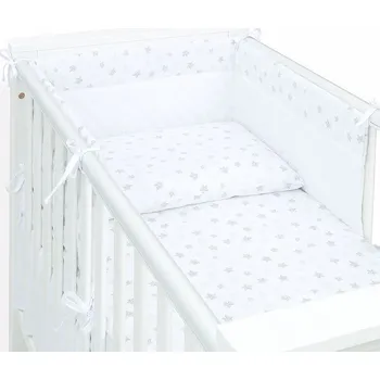 Příslušenství pro dětskou postel a kolébku Mantinel s povlečením VP Hvězdičky 60/100x135 cm