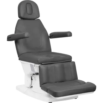 Masážní stůl ACTIVESHOP Kosmetické křeslo Podoloogic electr. Kate 4 siln. šedá