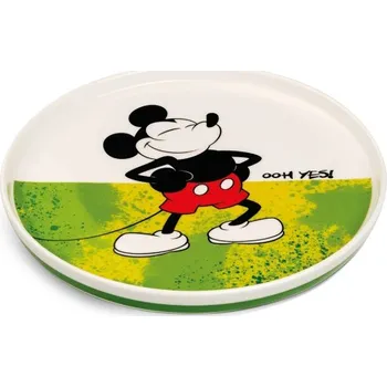 Talíř EGAN Dezertní talířek Mickey Mouse I Am Green 20 cm