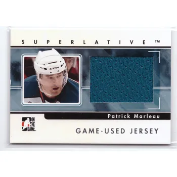 Sběratelská karetní hra 2009-10 ITG PATRICK MARLEAU Superlative Jersey Limit 30