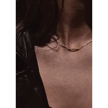 Souprava šperků NO MORE Pipe Necklace Gold