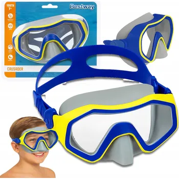 Plavecké brýle Potápěčské brýle Sanxin Potápěčské Brýle Snorkling Okularki Pro Mládež Bestway modrá