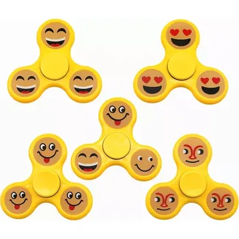 Gadget Antistresový Fidget Spinner Emoji žlutý sytý