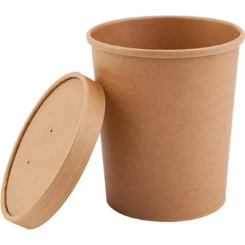 Krabice na pečivo Polévková miska 450 ml / kraft / 50 kusů