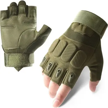DRAGOWA TACTICAL Taktické rukavice Storm short, zelené