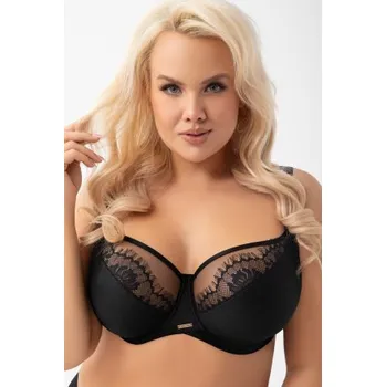 Podprsenka Nevyztužená podprsenka Gorsenia K937 Evia Černá 80D