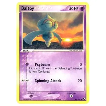 Sběratelská karetní hra Pokémon PK 044/108 Baltoy - EX Power Keepers Stav: Excellent, Verze: NORMAL