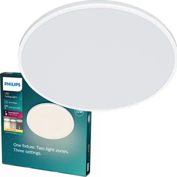 LED Stropní Svítidlo pro Stropní Svítidlo montáž OZZIET 22W 2700K 40cm bílé PHILIPS