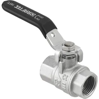 Vodovodní kohout Kulový ventil BLACK 6/4" FF páka PN30 185°C PLNOPRŮTOK DRH5