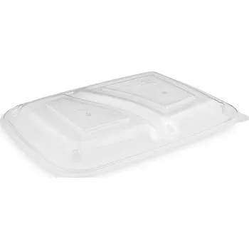 Krabice na pečivo Víčko pro dvoudílnou mísu do mikrovlnky / 50 kusů