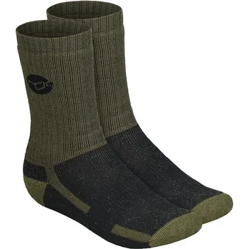 Pánské ponožky Korda ponožky Kore Merino Wool Sock Olive Velikost: 41 / 43 (KCL318)