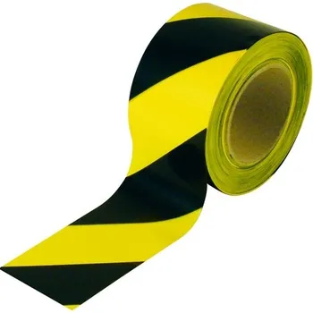 Lepicí páska Lepicí páska na podlahu PVC 48 mm x 33 m / žluto-černá