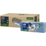 Průmyslová čistící utěrka Tork Low-Lint / modrá / 80 kusů