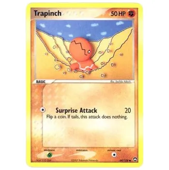 Sběratelská karetní hra Pokémon PK 068/108 Trapinch - EX Power Keepers Stav: Good, Verze: NORMAL