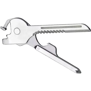 Multifunkční nůž Multifunkční 6v1 nerezový nástroj ve tvaru klíče 7 x 1,9 cm Otvírák Šroubováky Čepel Mikro nástroj na brýle na klíče